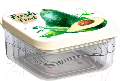 Набор контейнеров Бытпласт 433264007 (4шт, бежевый)