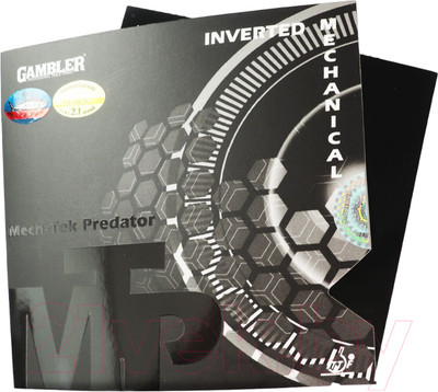 Накладка для ракетки настольного тенниса Gambler Mech-Tek / GCP-6.1 (черный)