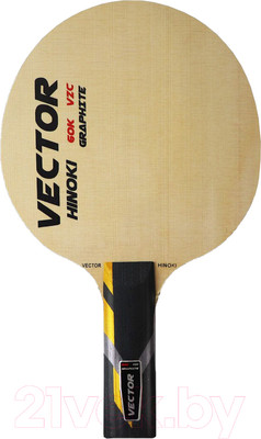 Основание для ракетки настольного тенниса Gambler Vector Hinoki Straight / GFC-19