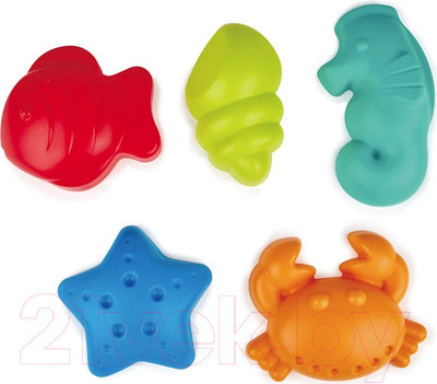 Набор формочек для песочницы Hape Морские создания / E4058_HP