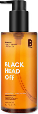 Гидрофильное масло Missha Super Off Cleansing Oil Blackhead Off Deep Cleansing (305мл)