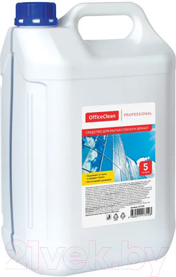 Средство для мытья стекол OfficeClean Professional с изопропиловым спиртом (5л)