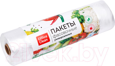 Пакеты фасовочные OfficeClean 30x40см 12мкм рулон на втулке (500шт)