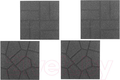 Плитка садовая Multy Home Bella Rocca EU5000171-4 (4шт, серый)