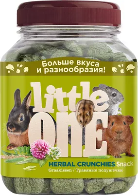 Лакомство для грызунов Mealberry Little One Травяные подушечки (100г)