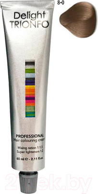Крем-краска для волос Constant Delight Trionfo Стойкая 8-0 (60мл, светлый русый натуральный)