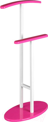 Стойка для одежды Мебелик Костюмная Галант детская 356 (белый/розовый)