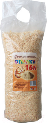 Опилки для птиц и грызунов ЭкоКомфорт Опилки хвойных пород (16л)