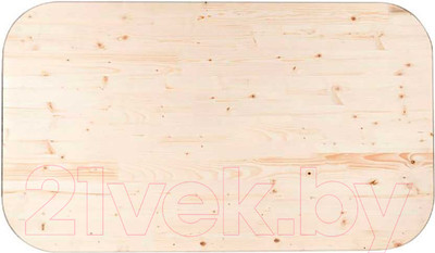 Столешница для стола Альфалес Овальная 700x1500x28мм (сорт АВ, хвоя)