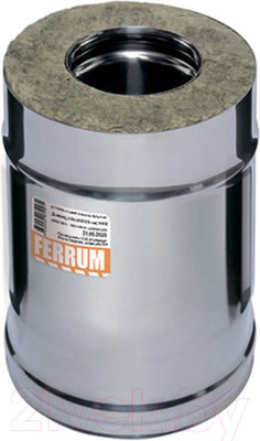 Труба вытяжная Ferrum 0.25м 430/0.5мм Ф100x200 / f3801