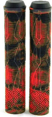 Грипсы для велосипеда Hualong HL-G132RD (черный/розовый)
