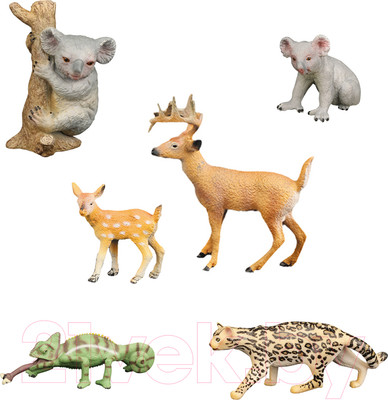 Набор фигурок коллекционных Masai Mara Мир диких животных / MM211-230