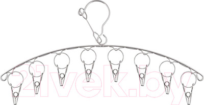 Металлическая вешалка-плечики Мультидом VL75-61