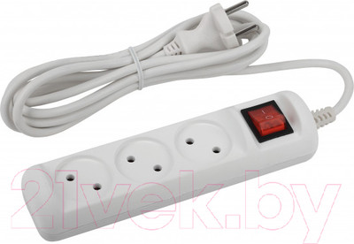 Удлинитель ЭРА U-3s-1.5m-2x1 / Б0044049 (2x1мм2)