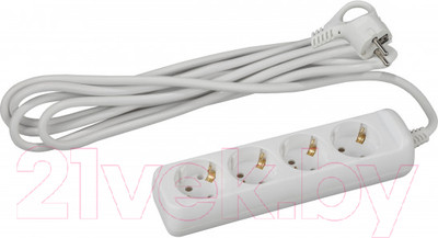 Удлинитель ЭРА U-4e-3m-3x1 / Б0028374 (3x1мм2)