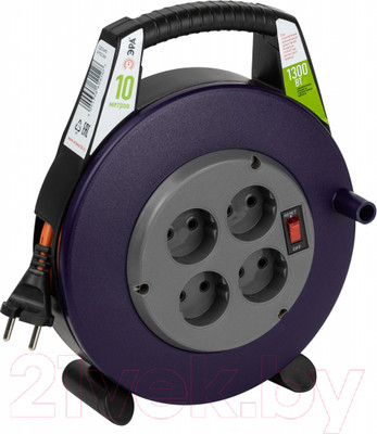 Удлинитель на катушке ЭРА BPx-4-2x0.75-10m / Б0052923