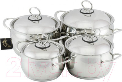 Набор кастрюль Кухар Магнолия Классика КМ1-024МП