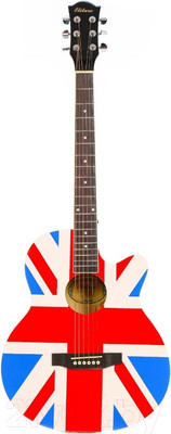 Акустическая гитара Elitaro E4040 UK Flag (Британский флаг)
