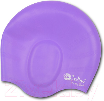 Шапочка для плавания Indigo Sport 413 SC (сиреневый)