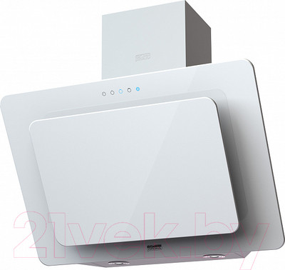 Вытяжка наклонная Krona Liva 600 S / 00021524 (белый)