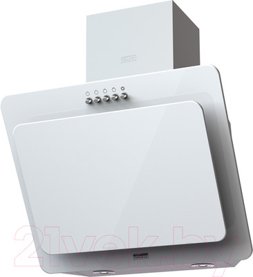 Вытяжка наклонная Krona Liva 500 PB / 00022834 (белый)