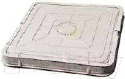 Люк канализационный Стандартпарк Квадратный малый садовый / 3522551 (460x53, серый)