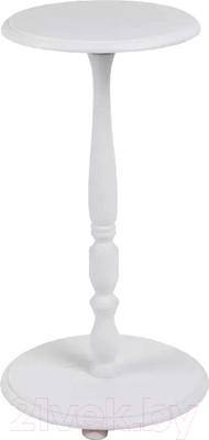 Стойка для цветов Мебелик Селена (белый)