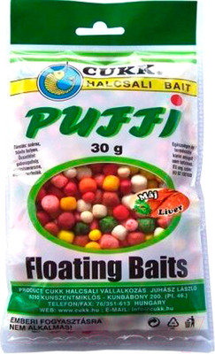 Насадка рыболовная CUKK Puffi-микс Печень 4900 (30г)