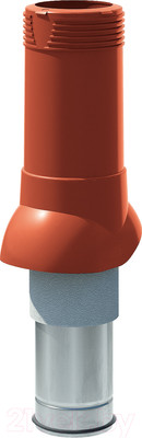 Выход вентиляционный на крышу Технониколь D125/160 изолированный (красный)