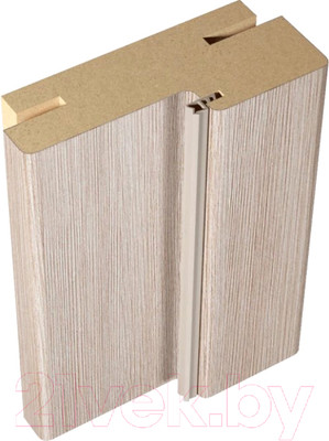 Коробка Velldoris Экошпон телескопическая 70x26x2100 / VD064943 (капучино)