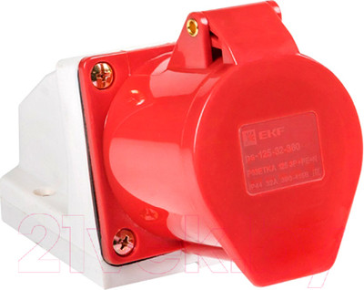 Розетка силовая EKF PS-125-32-380