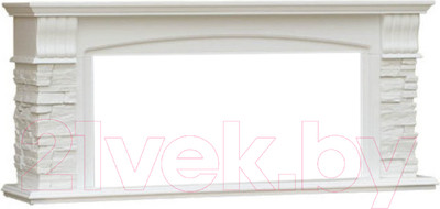 Портал для камина Смолком Alioth New V42 (бьянко белый)