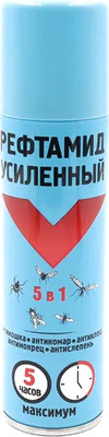 Аэрозоль от насекомых Рефтамид Репеллент Экстра Максимум 5в1 / 5-03.09.106.01 (150мл)