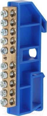 Шина нулевая ЭРА NO-222-46 / Б0033427 (синий)