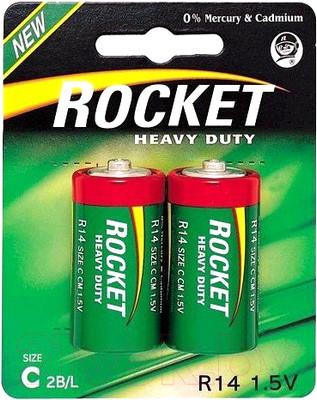 Комплект батареек Rocket R14 2BL (2шт)