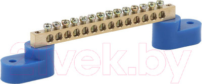 Шина нулевая ЭРА NO-222-59 / Б0033439 (синий)