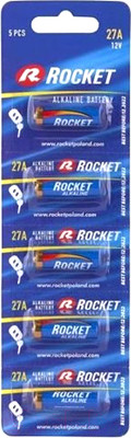 Комплект батареек Rocket 27A 5BL (5шт)