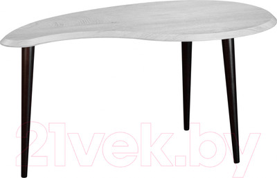 Журнальный столик Мебелик BeautyStyle 19 (дуб дымчатый/венге)