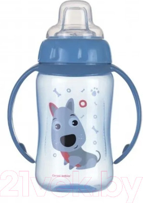 Поильник Canpol Cute Animals / 56/512 (320мл, синий)
