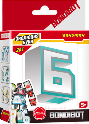 Робот-трансформер Bondibon Bondibot Буква Б / ВВ5487
