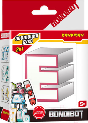 Робот-трансформер Bondibon Bondibot Буква Е / ВВ5491