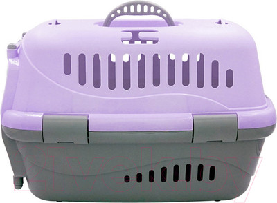Переноска для животных ZooExpress Турне 16112 (М, фиолетовый)