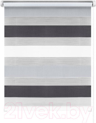 Рулонная штора LEGRAND День-Ночь 140x160 / 58 077 364 (серо-белый)