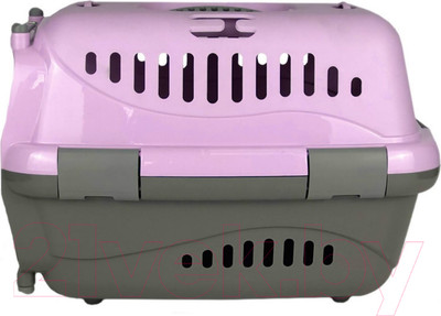 Переноска для животных ZooExpress Турне 17112 (S, фиолетовый)
