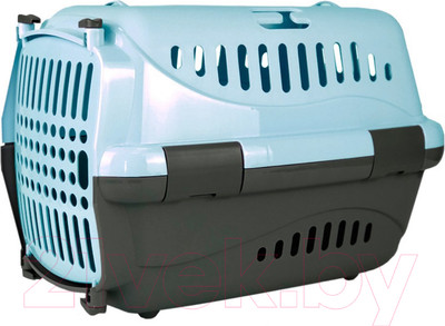 Переноска для животных ZooExpress Турне 17211 (S, голубой)