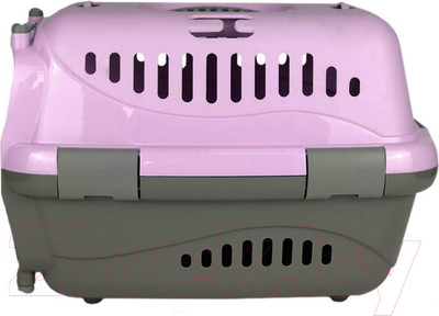 Переноска для животных ZooExpress Турне 17212 (S, фиолетовый)