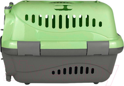 Переноска для животных ZooExpress Турне авиа 18413 (L, зеленый)