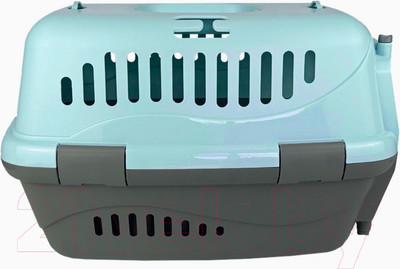 Переноска для животных ZooExpress Турне 16211 (голубой)