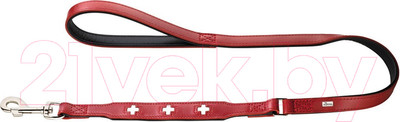 Поводок HUNTER Leash Swiss 18/102 / 43153 (красный/черный)