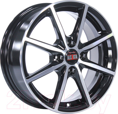 Литой диск Alcasta M63 15x6" 4x100мм DIA 60.1мм ET 46мм BKF